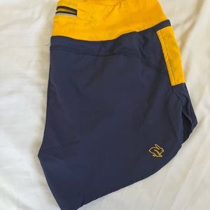 Rabbit Running Shorts Michigan colors!